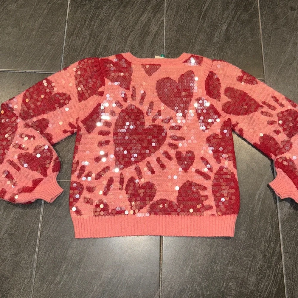 Farm Rio Sequins Knit Sweater - Picture 12 of 13
